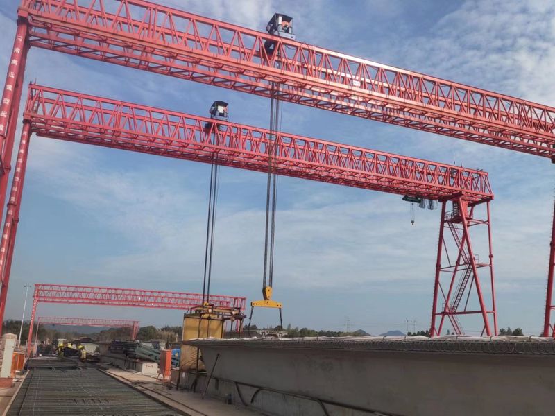 湖南株洲醴娄高速MG100-43M-14M龙门吊MH-40M-9M电动葫芦龙门吊